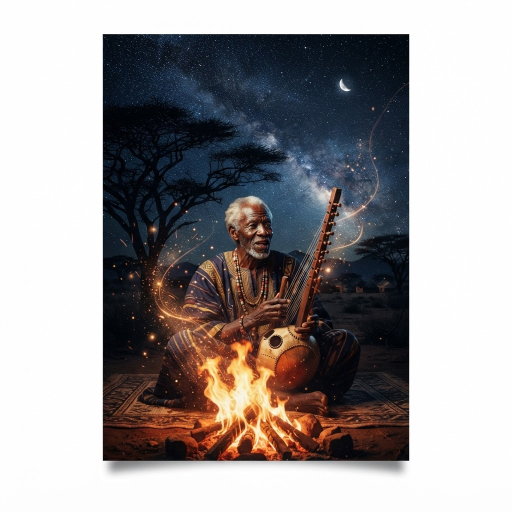 Cover art for The Last Griot
